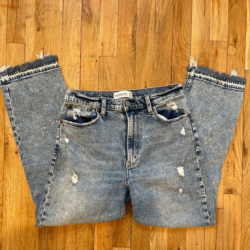 Abercrombie Ultra High rise Anke Straight